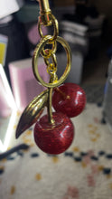 Load image into Gallery viewer, Cherry purse charm
